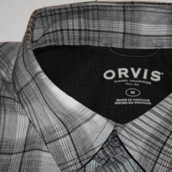 Orvis SS Mens hiking and Fishing Shirt Medium - Picture 3 of 7